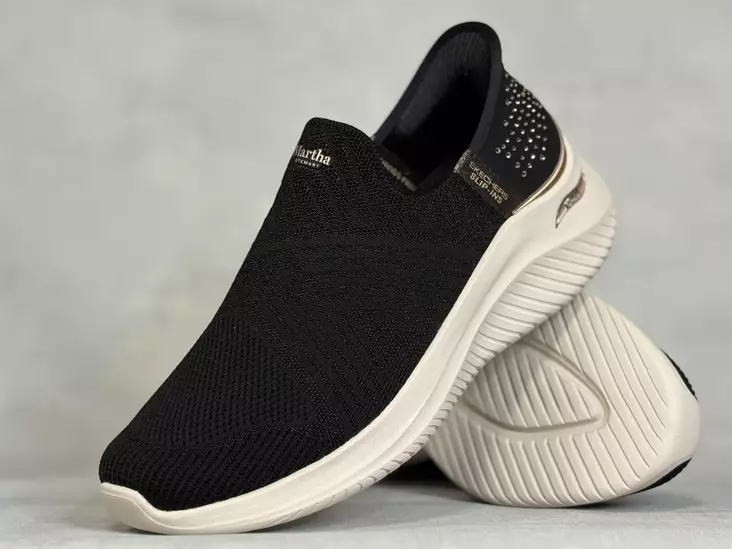 Skechers 150642/BKRG Arch Fit Ultra Flex - Naisten matalavartiset tennarit - 150642BKRG - 1