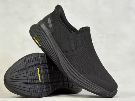 Skechers 217000BBK Go Walk Stability - Miesten nauhattomat kävelykengät - 217000BBK - 1