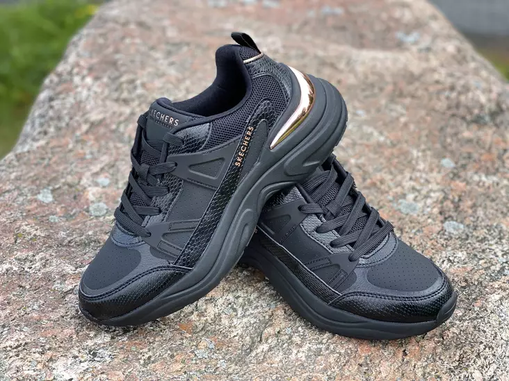 Skechers 177576 Hazel Faye - Naisten matalavartiset tennarit - 177576BBK - 1