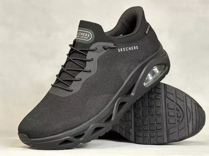 Skechers 190115BBK Uno Air Gliders - Naisten matalavartiset tennarit - 190115BBK - 1