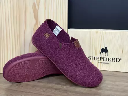 Shepherd of Sweden Plum Elma aamutossu - Naisten sisäkengät ja tossut - 346762PLUM - 1