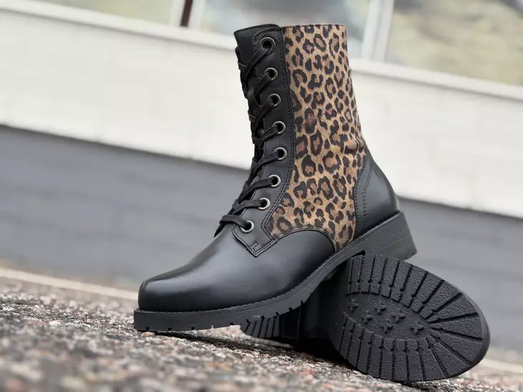 Vintro Brita Leopardo Black maihari - Naisten maiharit - 734LEO - 1