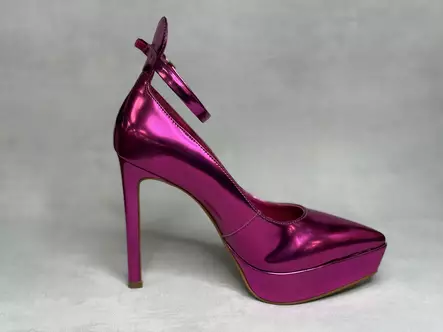 Carrano Spechio Glam Ultra Pink - Remmilliset korkokengät - 571002P - 2