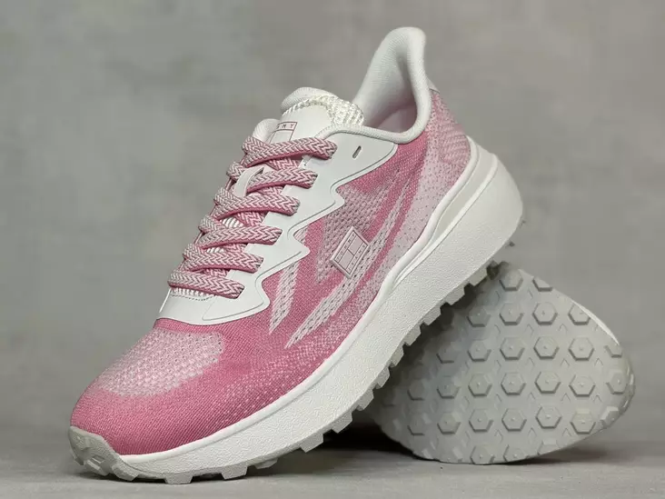 Tommy Jeans Sporty Knit Runner Blush - Naisten matalavartiset tennarit - EN02962VP - 1