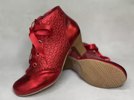 Vintro Amalia Red kävelykenkä - Naisten matalakorkoiset nilkkurit - 243CSR - 1