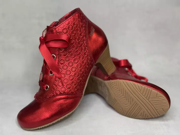 Vintro Amalia Red kävelykenkä - Naisten matalakorkoiset nilkkurit - 243CSR - 1