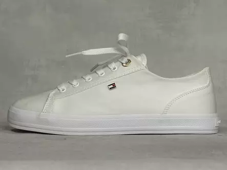 Tommy Hilfiger YBS Foxing Sneaker Canvas - Naisten matalavartiset tennarit - 09170YBS - 2