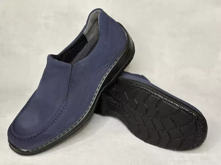 Sievin Jalkine Anton S kävelykenkä - Miesten nauhattomat kävelykengät - 3263346322S - 1