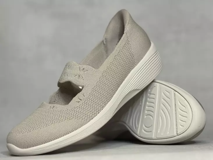 Skechers 159405NAT Arya Subtle Gleam - Naisten matalavartiset tennarit - 159405NAT - 1