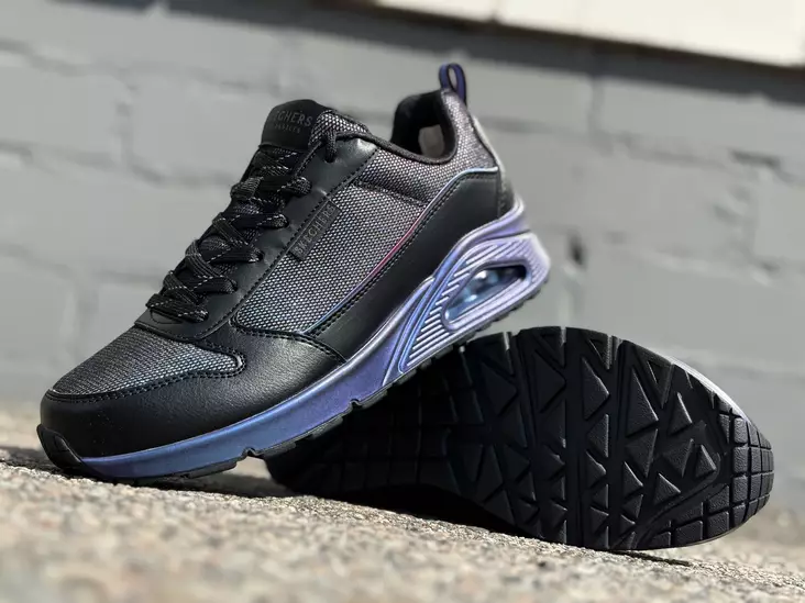 Skechers 177855BKMT Uno Sparkle Lite - Naisten lenkkitossut ja urheilukengät - 177855BKMT - 1