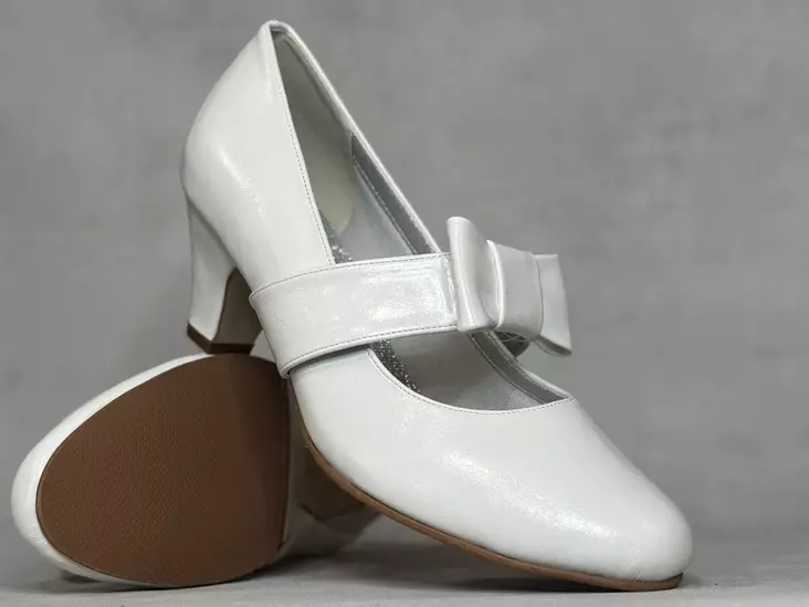 Chantana White PU korkokenkä - Remmilliset korkokengät - 5193485WPU - 1