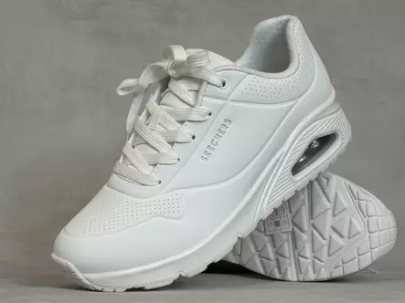 Skechers 73690WHT Uno Stand On Air - Naisten matalavartiset tennarit - 73690W - 1