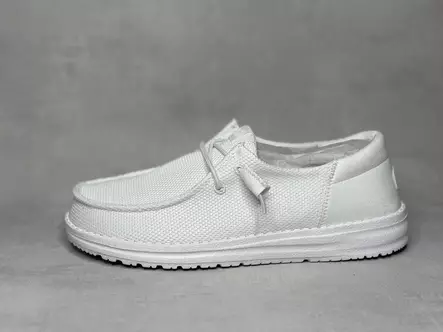 Hey Dude Wendy W Funk Mono White - Naisten nauhalliset kävelykengät  - 40065100W - 2