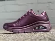 Skechers 177768WINE Uno Icon Lustrous - Naisten matalavartiset tennarit - 177768W - 3