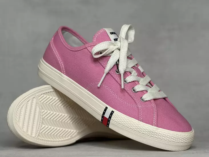 Tommy Jeans Archive Y2K Synthetic Blush - Naisten matalavartiset tennarit - EN02956TOX - 1